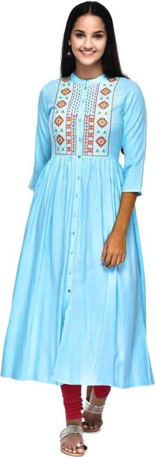 Florence Women's Rayon a-line Kurta