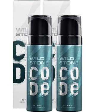 Wild Stone Steel Deodorant Spray for Men 150 ml ( Pack of 2 )