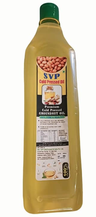 SVP Cold Pressed Groundnut Oil - 100% Pure & Healthy