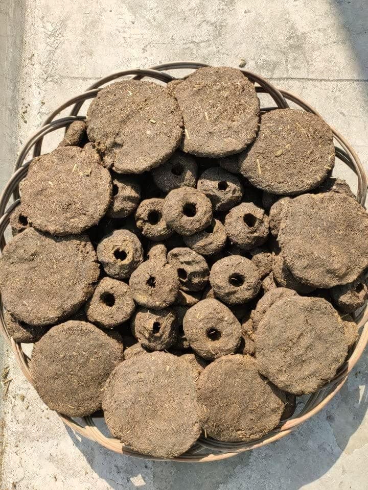 GOKULAM Cow Dung Cakes | Gobar Uple for Hawan, Pujan & Religious Purpose (Pack of 5) view 2