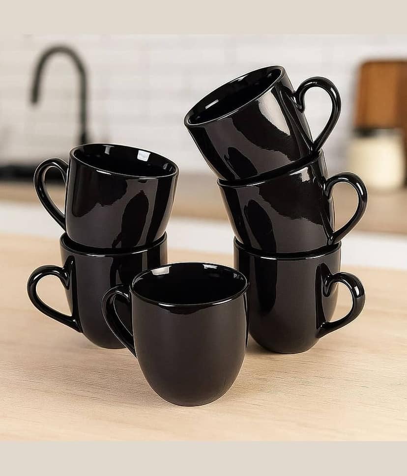 Love Unlimited Solid Bone China Tea Cup 150 ml ( Pack of 6 ) view 2