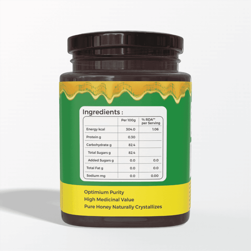 Nexra Moringa Honey 500g | Pure & Natural Sweetener | Rich in Antioxidants & Nutrients | Boosts Energy & Immunity view 3