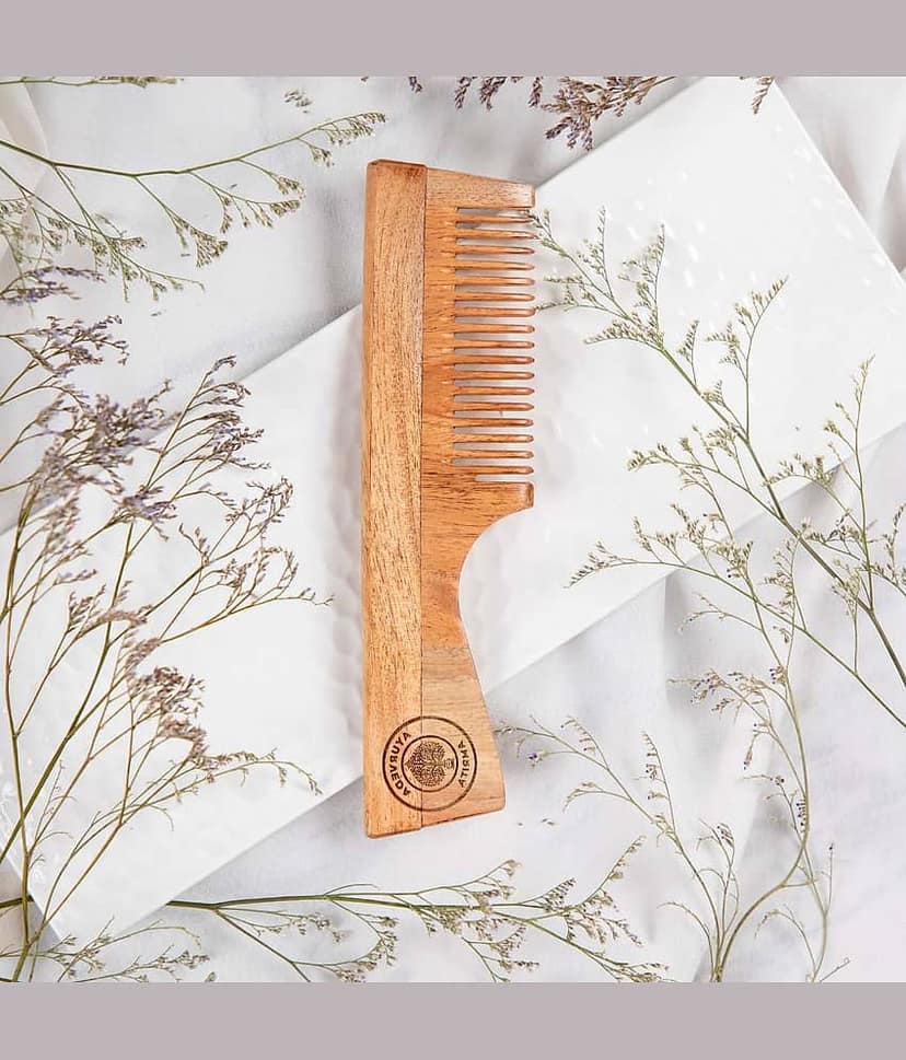 Ayurveda Amrita - Wide Tooth Comb For All Hair Types ( Pack of 2 ) view 2