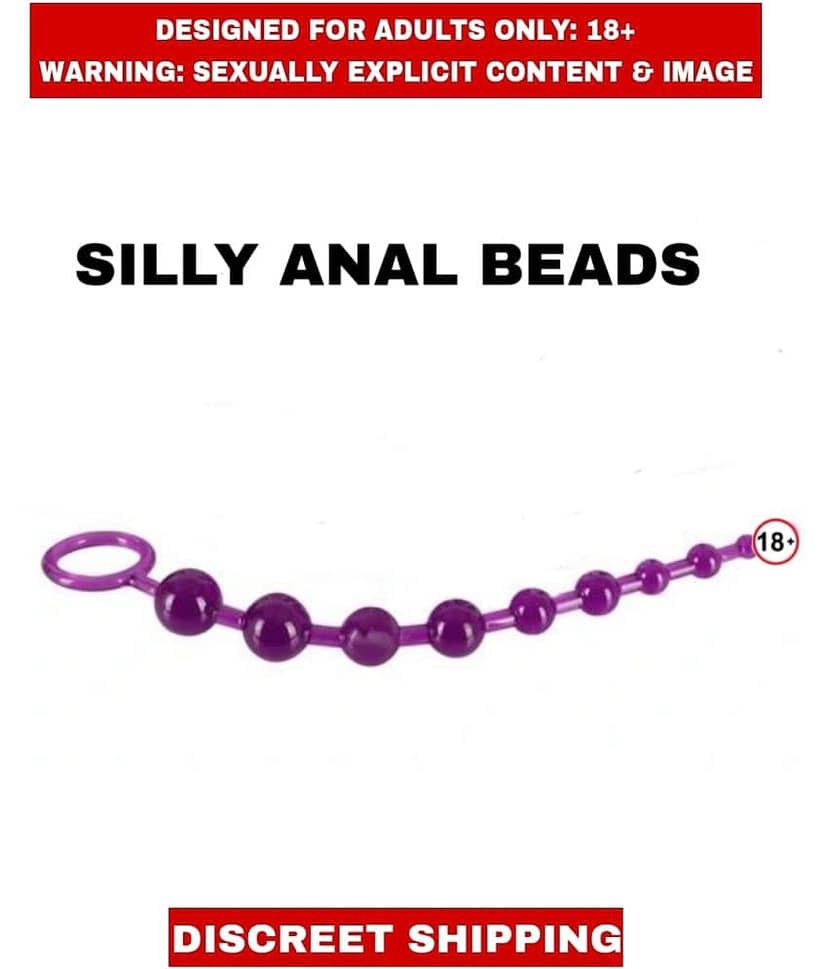 ADULT SEX TOYS SILLY SMOOTH ANAL BEADS For UNISEX