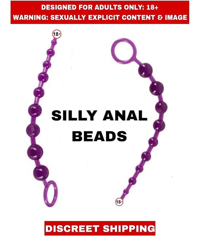 ADULT SEX TOYS SILLY SMOOTH ANAL BEADS For UNISEX view 2