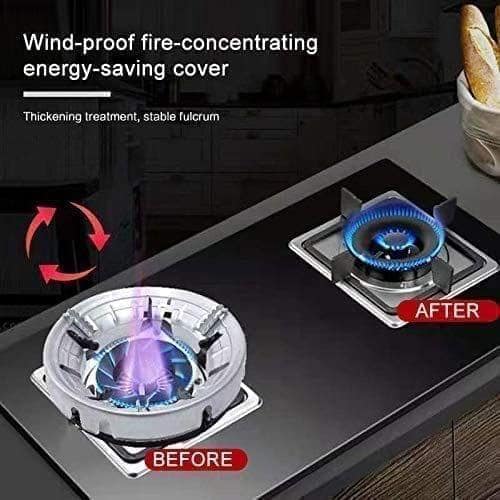 Store4Hope Gas Saver Burner Stand | Gas Saver Jali | Home Gas Stove Fire & Windproof Energy Saving Stand view 2