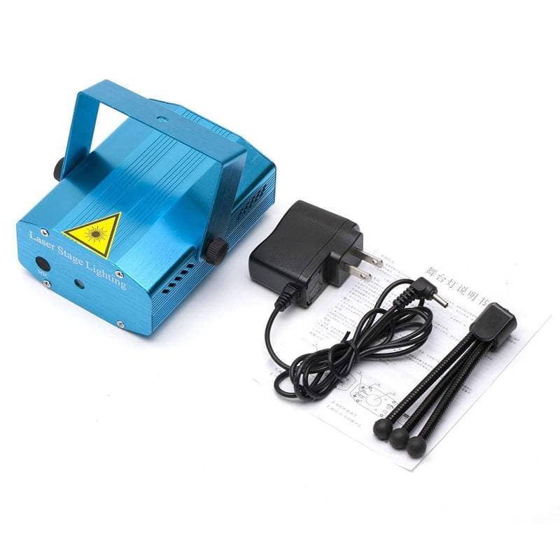 Laser Stage Lighting Projector (Blue) | Dynamic Multi-Color Light Effects | Party & Event Decor