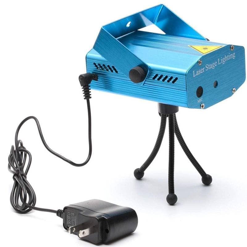 Laser Stage Lighting Projector (Blue) | Dynamic Multi-Color Light Effects | Party & Event Decor view 2