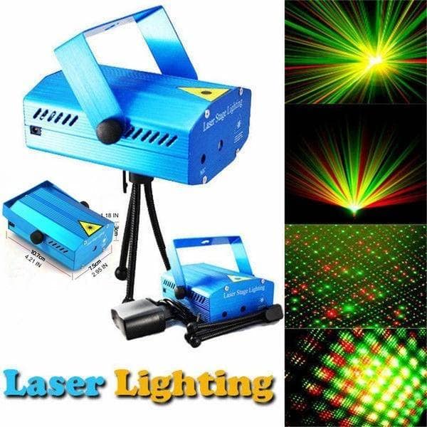 Laser Stage Lighting Projector (Blue) | Dynamic Multi-Color Light Effects | Party & Event Decor view 6