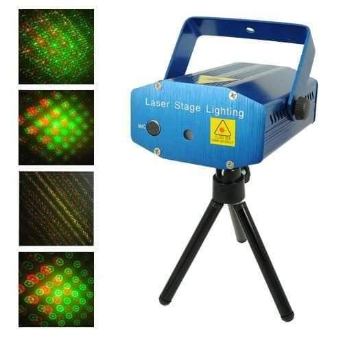 Laser Stage Lighting Projector (Blue) | Dynamic Multi-Color Light Effects | Party & Event Decor view 7