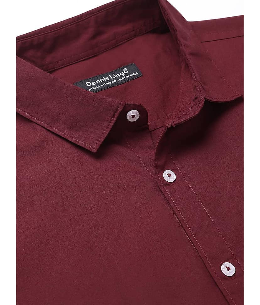 Dennis Lingo - Black 100% Cotton Slim Fit Men's Casual Shirt ( Pack of 1 ) view 2