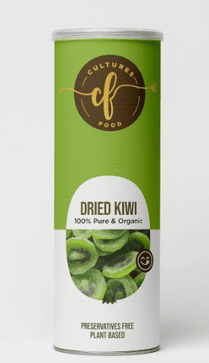 Cultures Food Pure Organic Dried Kiwi 200g, Anti-Aging Food, Wholesome Fiber, Nutrient Dense, Immunity Booster, Zero Cholesterol, Gluten Free, High Antioxidants, Vegan, True Fruit, Preservatives Free