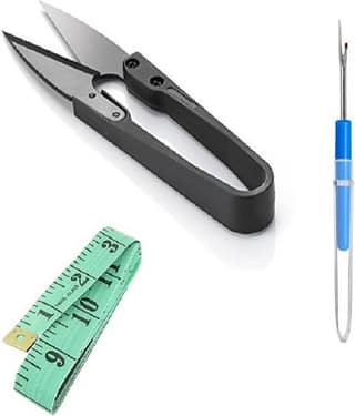 mini Sewing Scissors for Fabric Cutting Lightweight Yarn Thread Cutter Cross Stitch Thread Snips U Shaped Trimming Embroidery Scissors for Fabric DIY Project Household Supplies pack of 1
