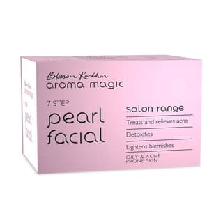 Aroma Magic 7 Step Pearl Facial Kit Salon Range (Oily & Acne Prone Skin) (30g + 18ml)