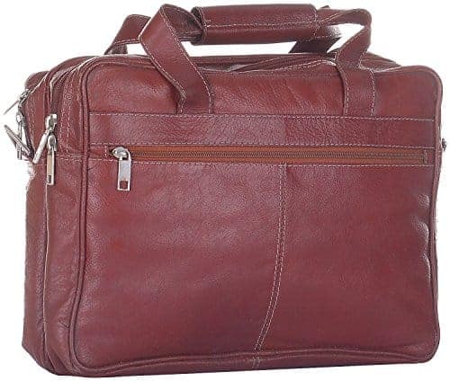 Leatherman Leather Tan Laptop Bag 1031 view 4