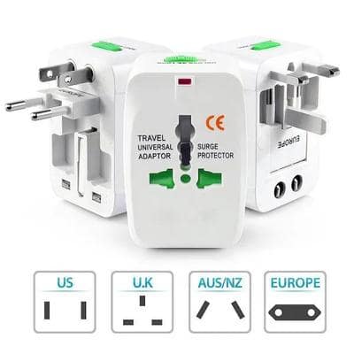 Travel Universal Adapter with LED and Child Safety Shutter-Universal Socket view 2
