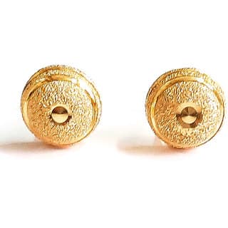 luv fashion Tradtional 1gm stud gold n micron plated stud