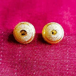 luv fashion Tradtional 1gm stud gold n micron plated stud view 2