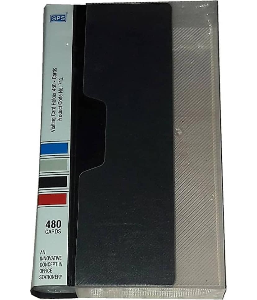 SPS Visiting Card Holder (480 Folder) - (Black)