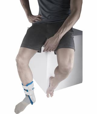 Vissco Air Ankle Brace for Firm Ankle Support & Stability to the Ankle (Blue)