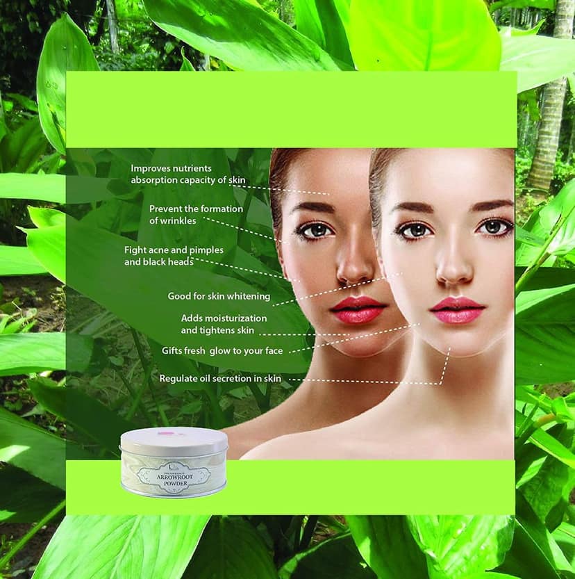 Arrowroot Powder for Skin Care – 100 gm view 5