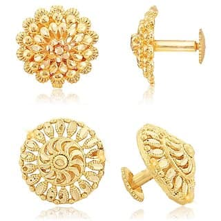 Tradtional 1gm stud gold n micron plated