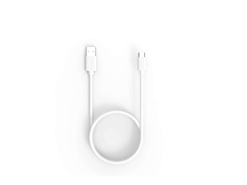 Twance T24W PVC - Type C to USB Charging & data transfer Cable, 2 M, White - 50 Pieces