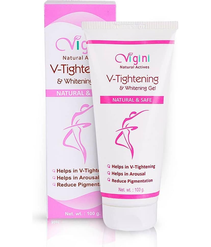 Vigini 100% Natural Actives Whitening &V Tightening Gel Intimate Cleansing Liquid 200 mL Pack of 2 view 2