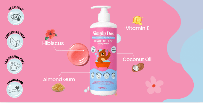 12+ months Head to Toe Baby Wash, 480 ml view 3