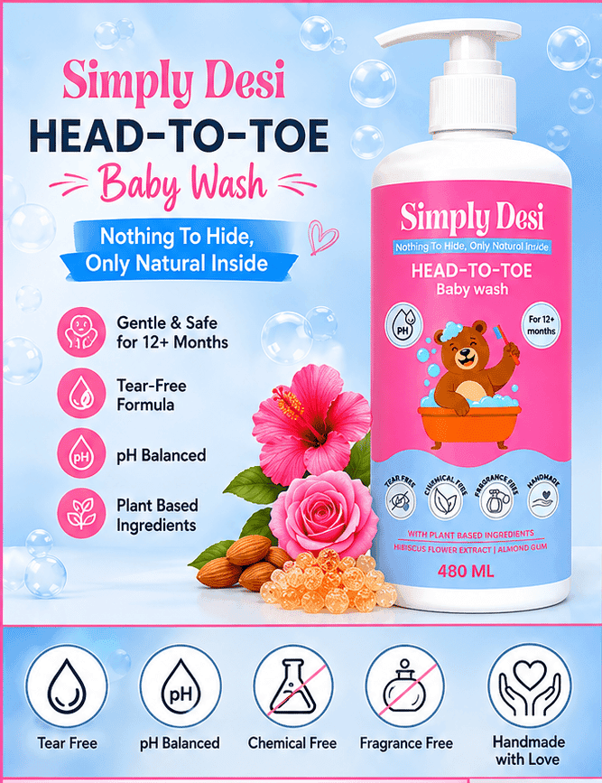 12+ months Head to Toe Baby Wash, 480 ml view 5