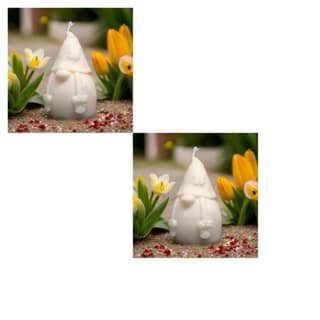 SS enterprise Christmas Scented Wax Candle | Xmas Candle | Santa, Gift & Tree | Organic Soy Wax Piller Candle for Decor | Smoke-Free Candle | Xmas Decoration Accessories