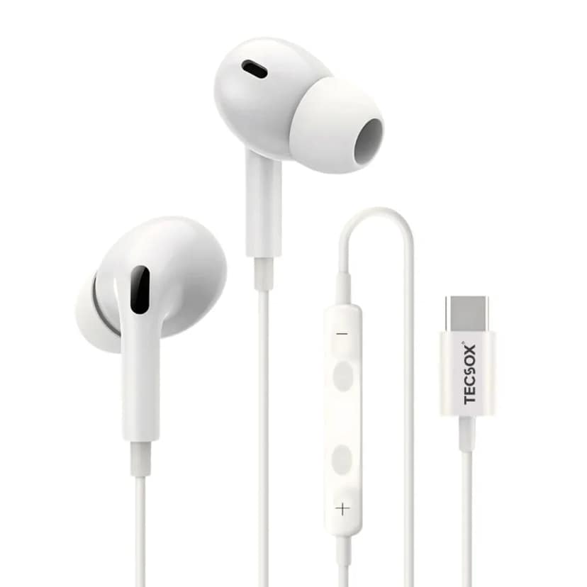 TecSox Prime Type C Earphones Online | Supports All Device view 2