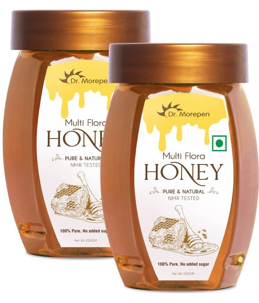 Dr. Morepen Pure & Natural Multi Flora Honey 100% Pure No Added Sugar |NMR Tested (500g) view 2