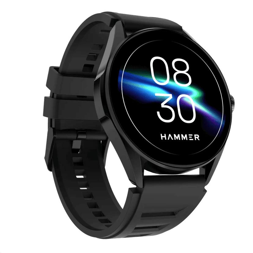 Hammer Cyclone Round dial smart watch with 1.39 inches Big Display & Bluetooth Calling view 6