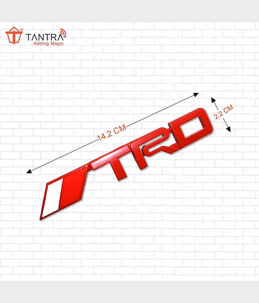 Tantra 3D Logo In Car Sticker view 2