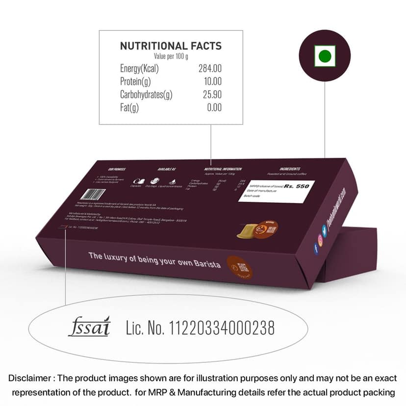 Nirvana Espresso Pods - Intensity 7/10 | Nespresso Compatible | Medium Dark Roast | 100% Specialty AA+ Beans | Aluminum Capsules view 2