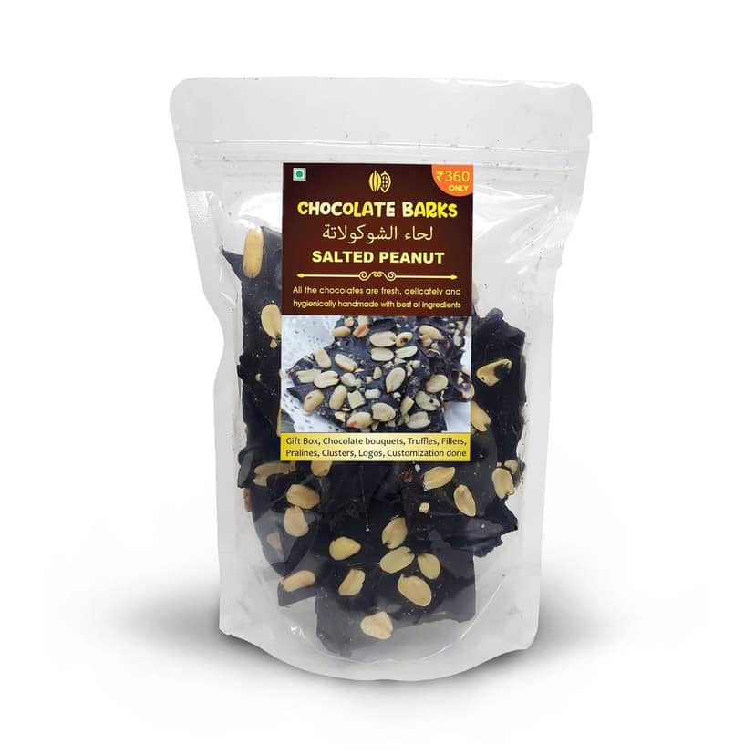 Chocolate Bark - Salted Peanuts