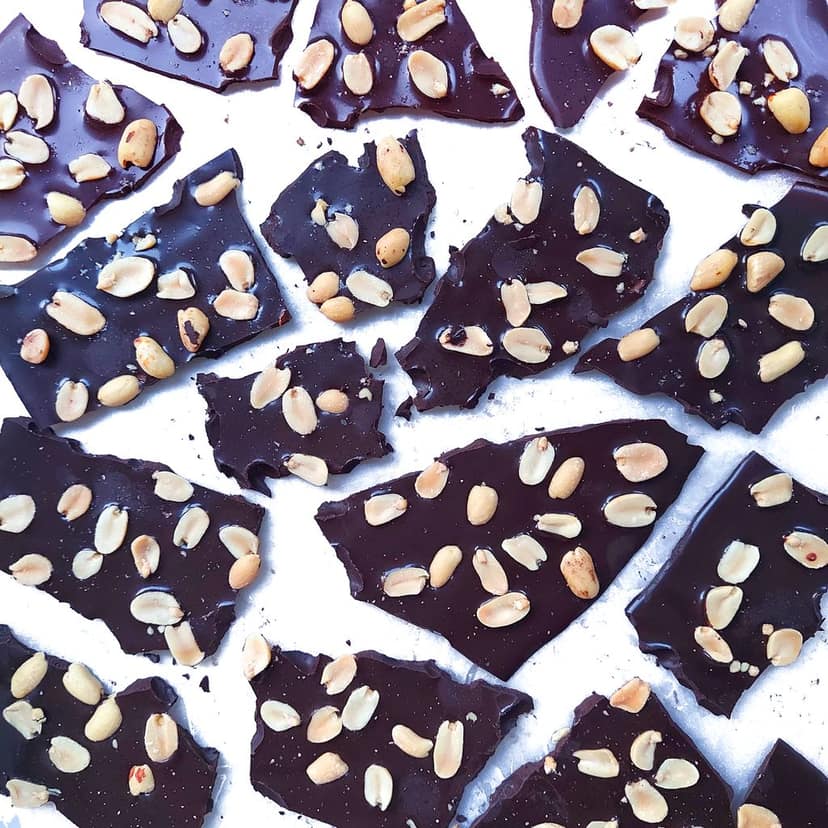 Chocolate Bark - Salted Peanuts view 3