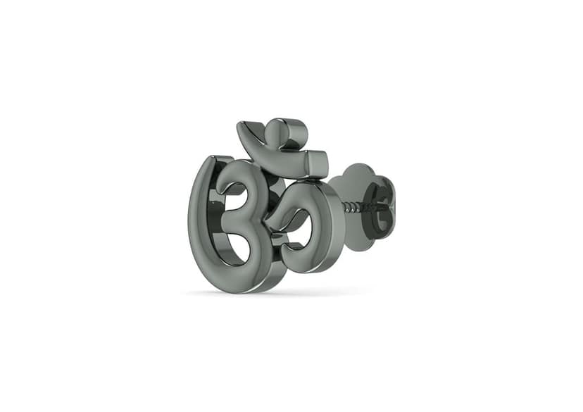 Classic Om Ear Stud For Men (1 Pc Only) view 2