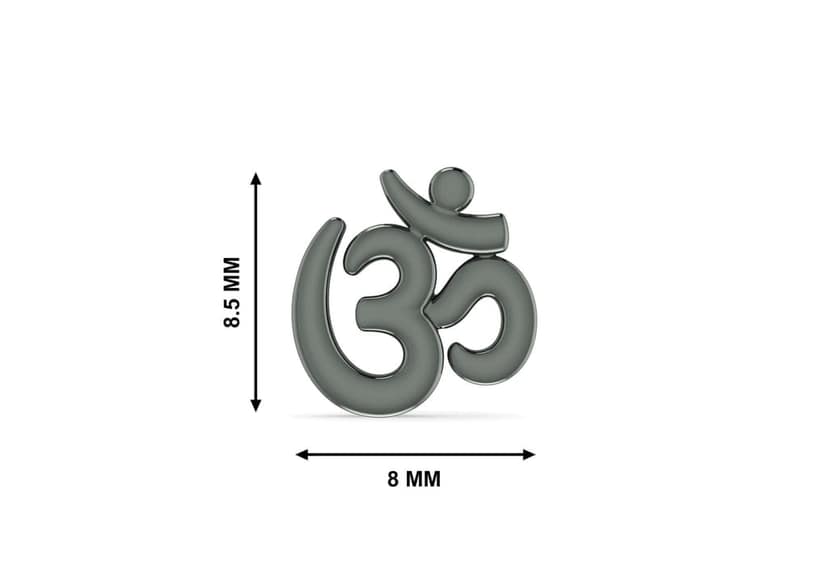 Classic Om Ear Stud For Men (1 Pc Only) view 6