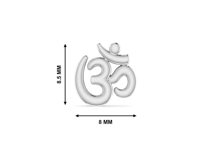 Classic Om Ear Stud For Men (1 Pc Only) view 7