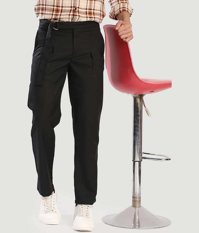 Bene Kleed Relax Men's Chinos - Black ( Pack of 1 ) view 5