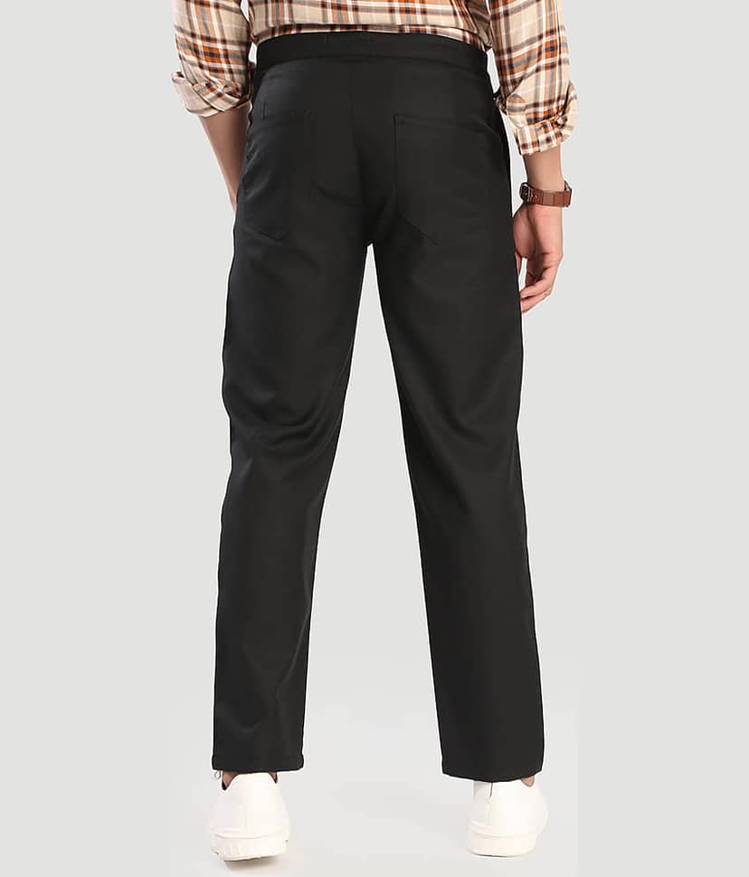 Bene Kleed Relax Men's Chinos - Black ( Pack of 1 ) view 6