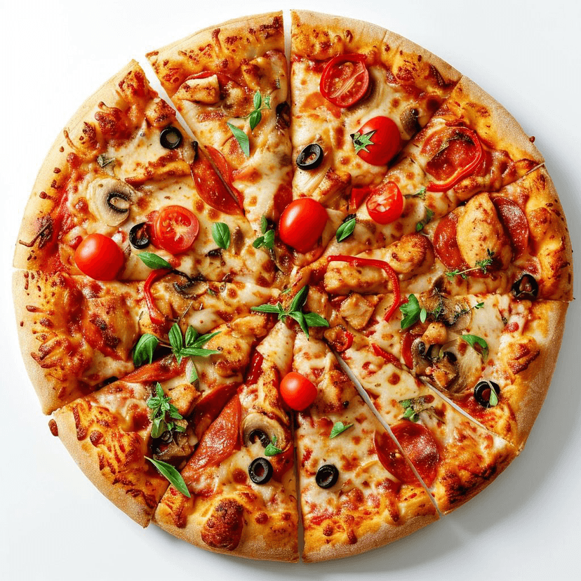 Corn pizza