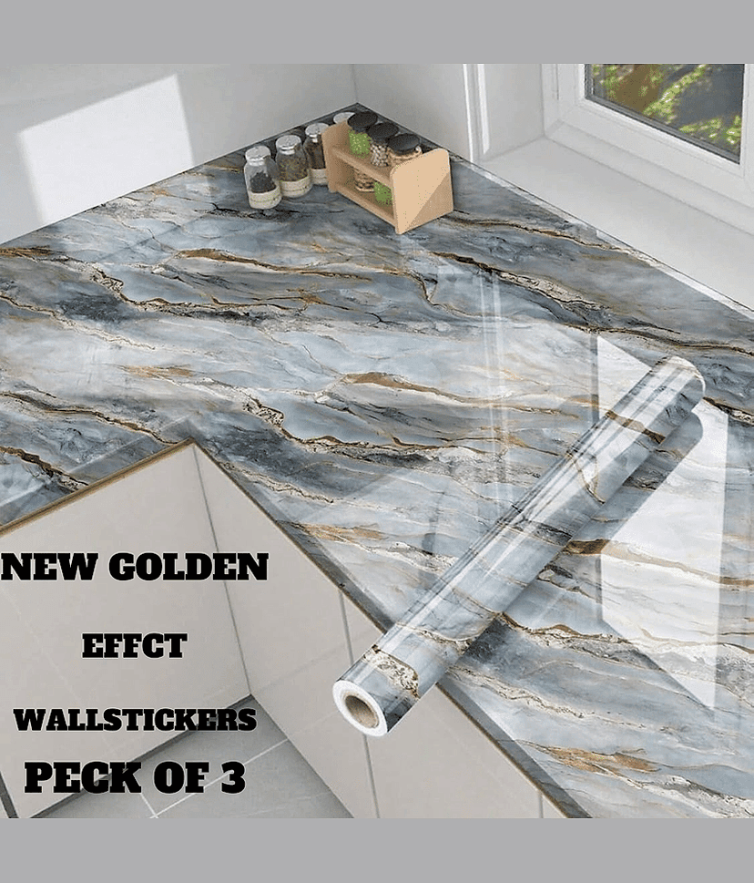 swipe n see Abstract Wallpaper ( 60 x 200 ) cm ( Pack of 3 )