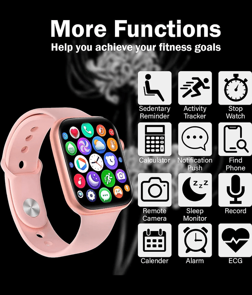 VENKAT ZONE IPS BT Calling Upto 1-2 days Smart Watch Black view 2