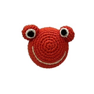 Capt Zack Crochet Frog Dog Toy