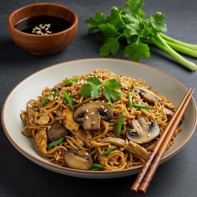 Mushroom Noodles