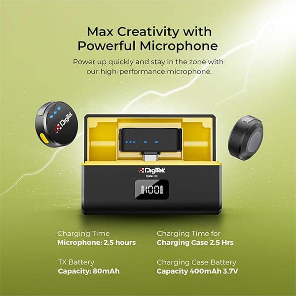 Digitek DWM-115 2-in-1 Wireless Microphone view 3