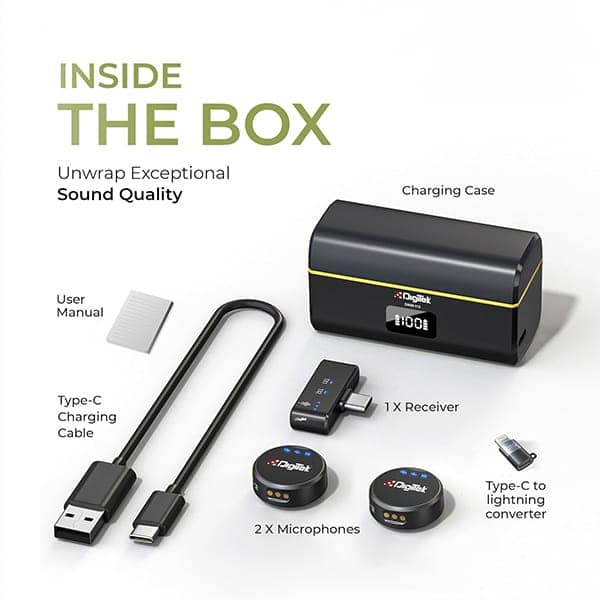 Digitek DWM-115 2-in-1 Wireless Microphone view 9